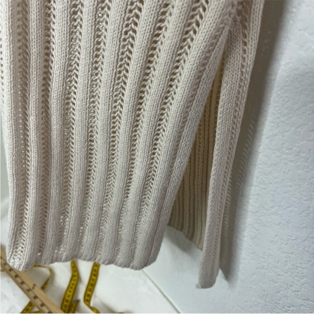 Elegant Cream Knit Skirt - Picture 6 of 12